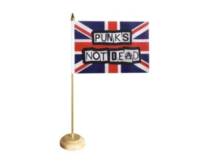 Tischflagge Großbritannien Punks Not Dead britische Tischfahne 15x22cm - Bild 1 von 1