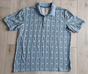 Hanbury Poloshirt, Ethno Alpine, Edelweiß, Baumwolle, Gr. XXL, Neu, Germany - Bild 1 von 8