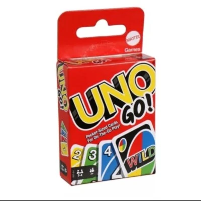 UNO Go! -  Mini Travel Size - Pocket Sized Cards For On The Go Play - Image 1 of 2