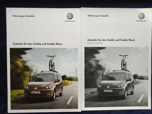 VW Caddy + Caddy Maxi Typ 2K Zubehör Prospekt 2010 + Preisliste - Picture 1 of 8
