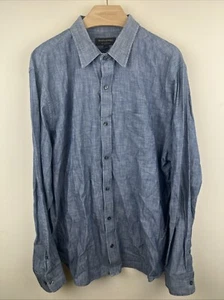 Banana Republic Mens Soft Wash Slim Fit Button Up Shirt Size XL Blue - Picture 1 of 7