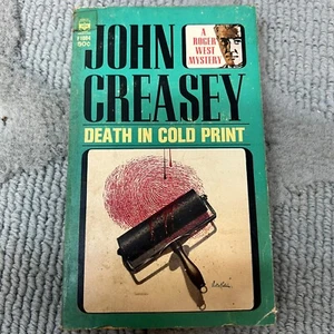Death In Cold Print Mystery Fiction Paperback Book John Creasey Berkley 1965 - Picture 1 of 15