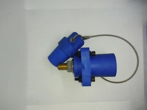 Crouse Hinds E1016 MALE Blue CAM-LOK with cover and mounting hardware - Picture 1 of 2