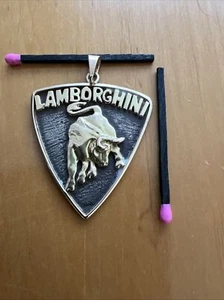Halskettenanhänger Lamborghini Gold Silber - Bild 1 von 3