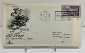US FDC 1949 75th Anniversary Universal Postal Union - Picture 1 of 2