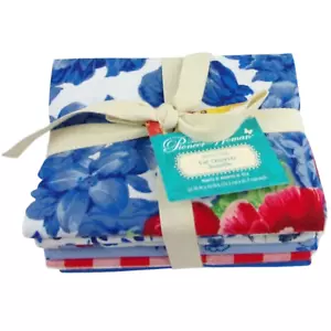 Pioneer Woman 6pc HERITAGE FLORAL Fat Qtr 18" x 21" 100% Cotton Quilt Fabric - Picture 1 of 10