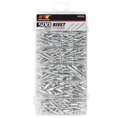 Performance Tool W5228 Aluminum Rivet Assortment Tool Set in a Re-Sealable Pl... - Image 1 of 3