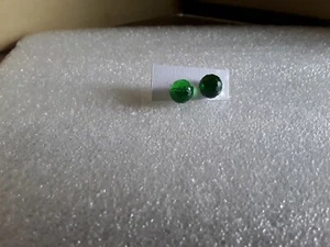 Pendientes de tachuelas redondos poste de plata esterlina ¡NUEVOS SIN USAR!!! 6mm. 5-7 - Imagen 1 de 2