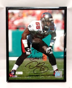 Derrick Brooks Autographed Tampa Bay Buccaneers 8x10 Photo w NFL Hologram Framed - Picture 1 of 5