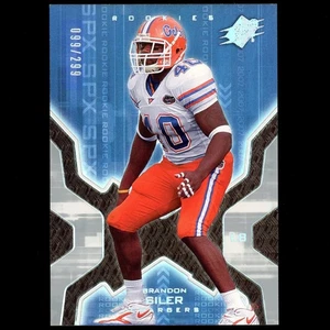 2007 Upper Deck SPx Football #133 Brandon Siler RC Silver Holofoil SP #/299 - Picture 1 of 2
