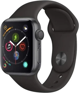 Apple Watch Series 4 A1977 Schwarz 40mm GPS Aluminium Grade C UK 1 Jahr Garantie - Bild 1 von 8
