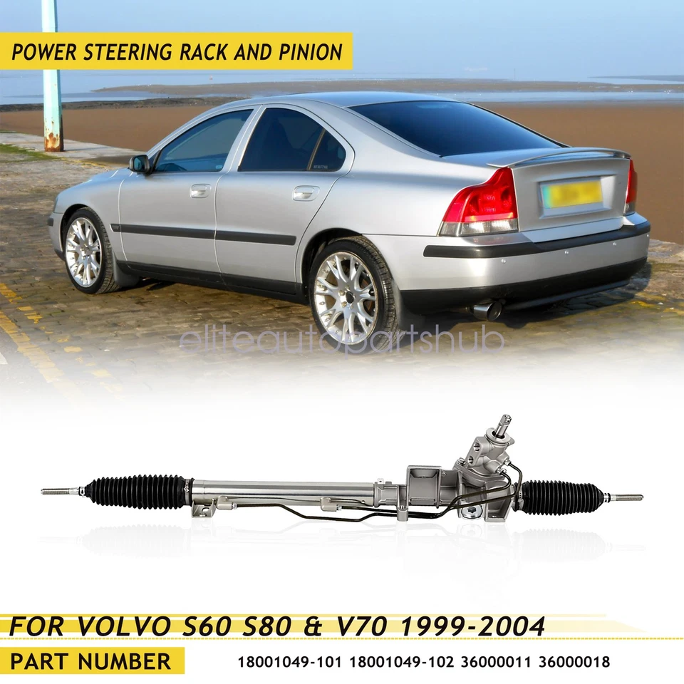 Nuevo para Volvo S60 S80 y V70 99-04 dirección asistida cremallera y piñón 8601943 8603459 Foto 1 de 4