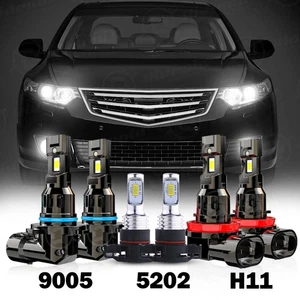 6x Faros antiniebla LED altos bajos para GMC Sierra 1500 2500 HD 2007-2013 - Imagen 1 de 24