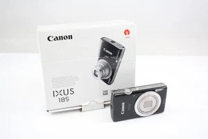 Canon IXUS 185 Digital Compact Camera Working w/ Canon 8x Zoom - Picture 1 of 6