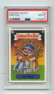 2023 GPK x MLB Garbage Pail Kids Series 3 Gross #16A KING KYLE PSA 10 GEM - Picture 1 of 2