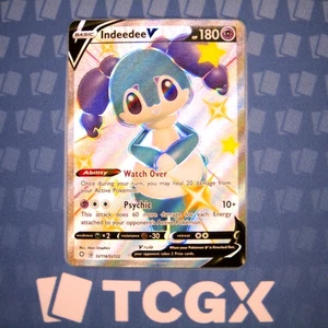 Pokemon - Indeedee V - SV114/SV122 - SWSH: Shining Fates - Holo NM - Picture 1 of 1