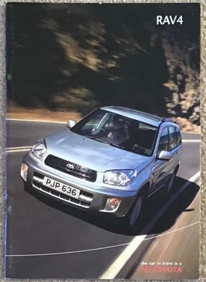 TOYOTA RAV4 Car Sales Brochure SEPTEMBER 2001 #00000-91453-BR - Image 1 of 4
