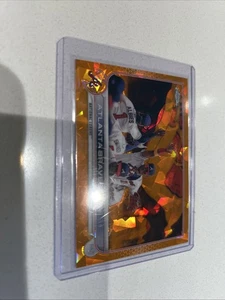 2022 Topps Chrome Sapphire Edition Atlanta Braves #164 Orange 16/25 Parallel - Picture 1 of 10