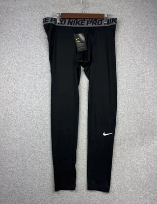Nike Pro Compression Full Length Athletic Base Layer Men's XL Extra Large Black - Image 1 of 4