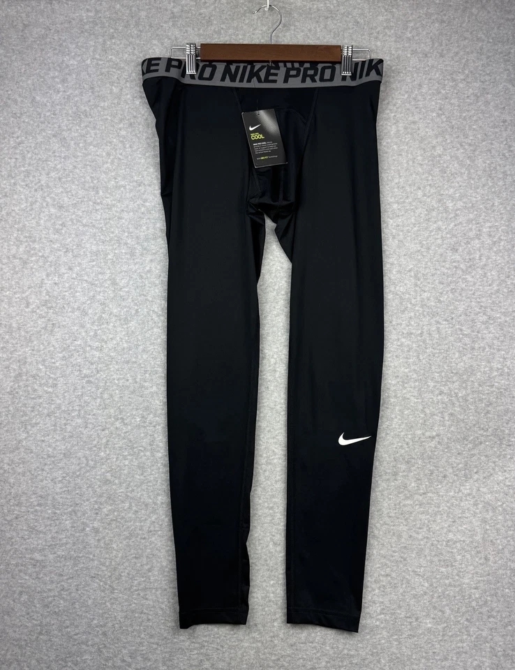 Nike Pro Compression Full Length Athletic Base Layer Men's XL Extra Large Black - Image 1 of 4