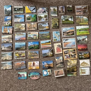 Joblot fridge Magnets X53 Plastic City Towns Etc  - Picture 1 of 15