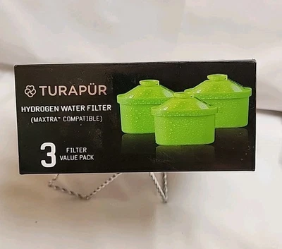 Turapur Hydrogen Water Filter (Maxtra Compatible) 3 Filter Value Pack NOB Sealed - Image 1 of 2