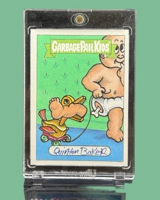 Garbage Pail Kids 1 Of 1 Quinton Baker Sketch Card  Autograph - Image 1 of 2