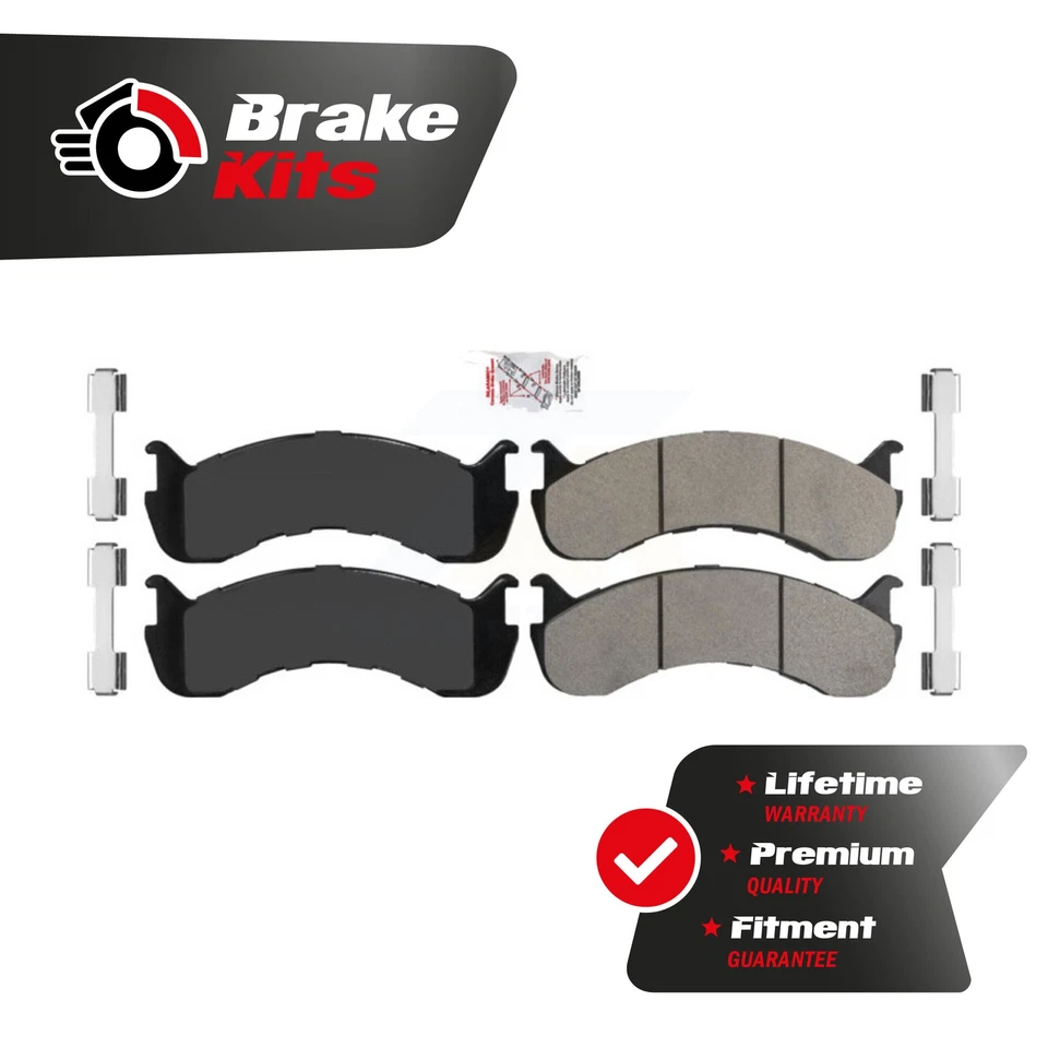 Rear Semi-Metallic Disc Brake Pads For 2011-2018 Freightliner M2 106 — 第 1/1 张图片