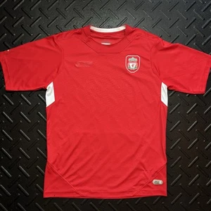 Vintage Mid 90s Reebok Carlsberg Liverpool Red Jersey Sz Medium 38-40 Blank Back - Picture 1 of 10