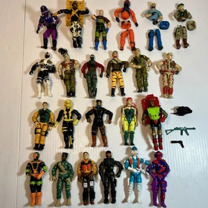 Konvolut 23 G.I. Joe Hasbro 80er & 90er Action Figuren 3,75" - LESEN - Bild 1 von 17