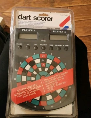 Calculadora de marcador de dardos electrónica de colección NUEVA Foto 1 de 2