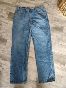 Levi's signature jeans mens 36 x 34 relaxed fit blue denim pants straight - Picture 1 of 24