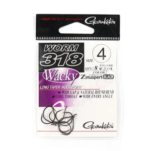 Gamakatsu 66646 Worm 318 Wacky Hook Size 4 ,8 Per pack (2659) - Picture 1 of 6