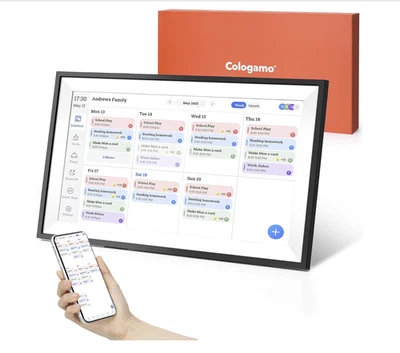Cologamo Digital Calendar 15.6 inch, All-In-One Smart Family Calendar - image 1 of 4