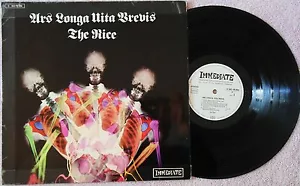 THE NICE - Ars Longa Vita Brevis, 1969 Progressive Rock, Import, White Label, NM - Picture 1 of 4