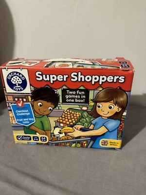 ORCHARD TOYS Super Shoppers Two Fun Games In One Box Age 3-6 Years - image 1 of 4