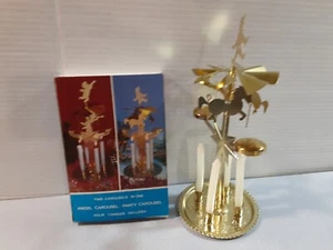 VTG 2 Carousels In 1 ANGEL/PARTY COLLECTOR CHIMES MADE IN HONG KONG READ/LOOK GC - Picture 1 of 24