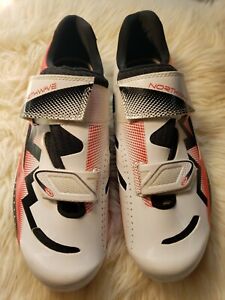 northwave cycling shoes red black white mens size 9.5