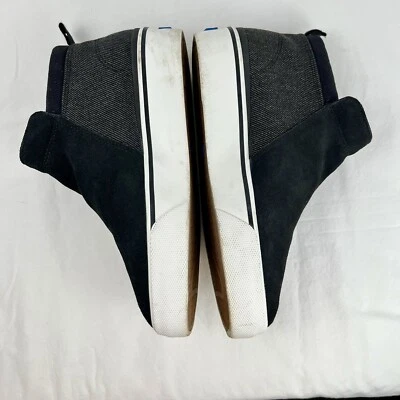 Zapatilla deportiva Keds Cooper sin cordones con cremallera lateral negra gamuza y tela gris talla 8,5 Foto 1 de 4