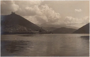 Rocca di Piediluco and Lake Piediluco Terni Italy 1910s RPPC Postcard Photo - Picture 1 of 2