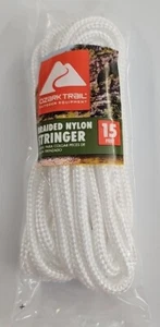 Ozark Trail White Braided Nylon Fishing Stringer 15 Feet - Picture 1 of 3