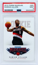 Damian Lillard 2012-13 Panini Marquee #461 RC PSA 9 MINT NBA Trailblazers
