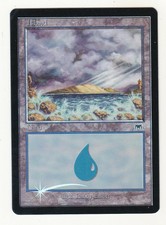 1 x FOIL Island non basic land from Onslaught (MTG)