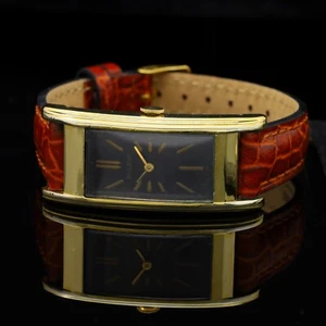 Bulova 30S Curved Fifth Ave New York 10 KT Gold Manual Serviced - Picture 1 of 7