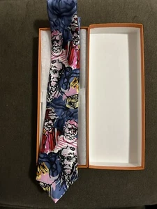 Corbata de cuello de seda JERRY GARCIA colección bolígrafo y tinta récord de carrera Dream Artist prueba 2 - Imagen 1 de 5