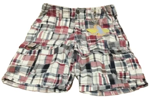 Banana Split. USA Men's Cotton Madras Plaid Patchwork Bermuda Shorts - 36 Waist - Picture 1 of 7