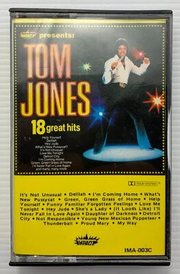 Tom Jones – 18 Great Hits, AUS Cassette - Image 1 of 4