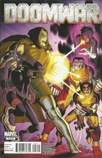 Doomwar #2 Comic 2010 - Marvel Comics - Fantastic Four Wolverine Colossus X-Men