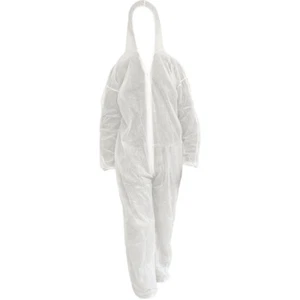 TUTA LAVORO MONOUSO IN TNT NON STERILE CON CAPPUCCIO 30gr/m2 10PZ TG. L-XXL MED - Foto 1 di 1