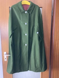 Jacke, Trachtencape, Loden, Trachtenvogl, Größe 46, khaki, exklusiv, Schurwolle - Bild 1 von 6